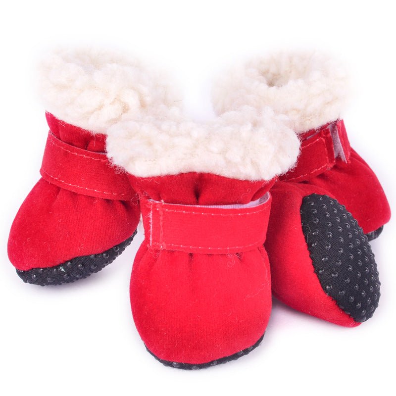 Waterproof Winter Dog Booties — Anti-Slip, Small Dogs