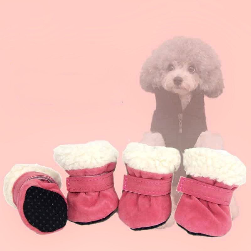 Waterproof Winter Dog Booties — Anti-Slip, Small Dogs