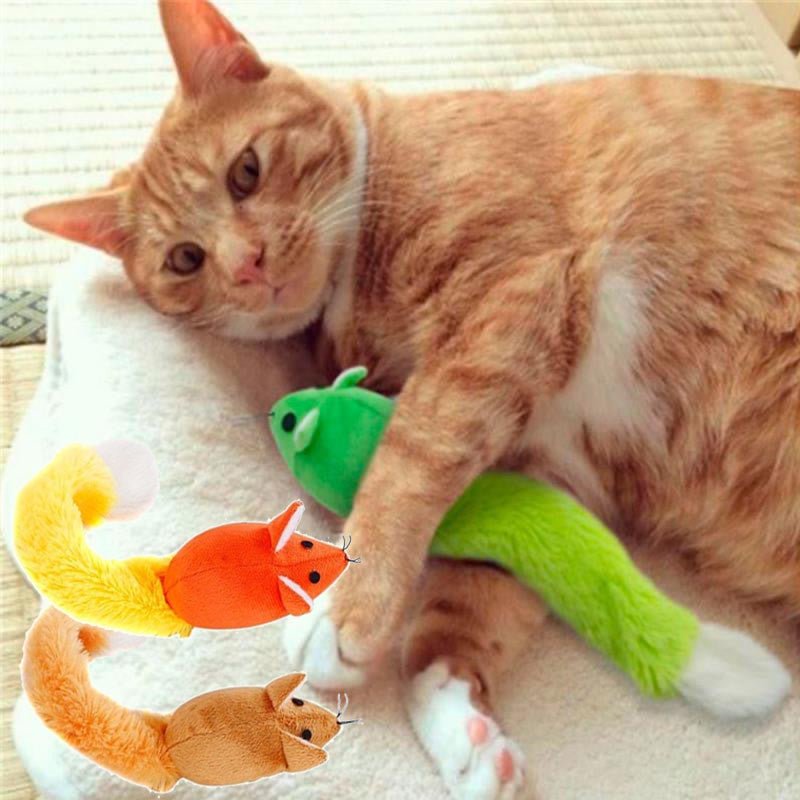 Long Tail Mouse Toy for Cats