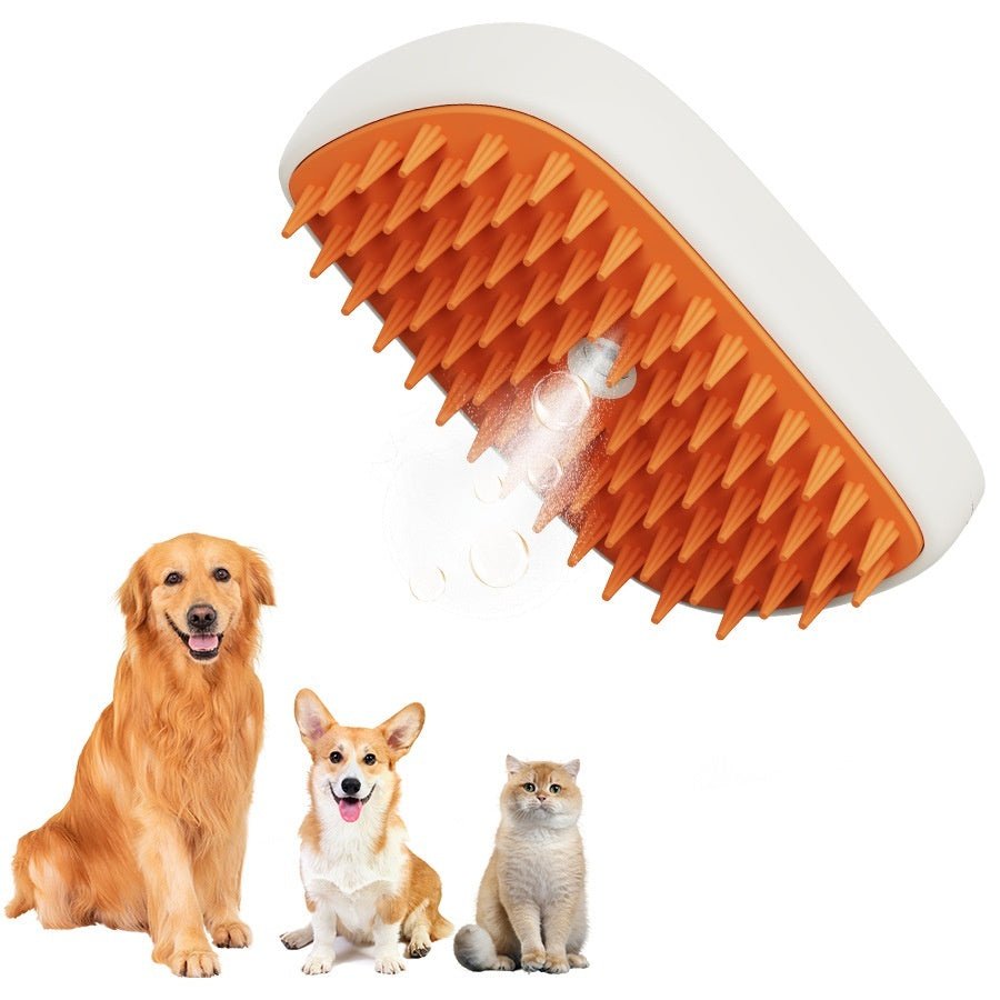 Pets Steam Brush Spray Massage