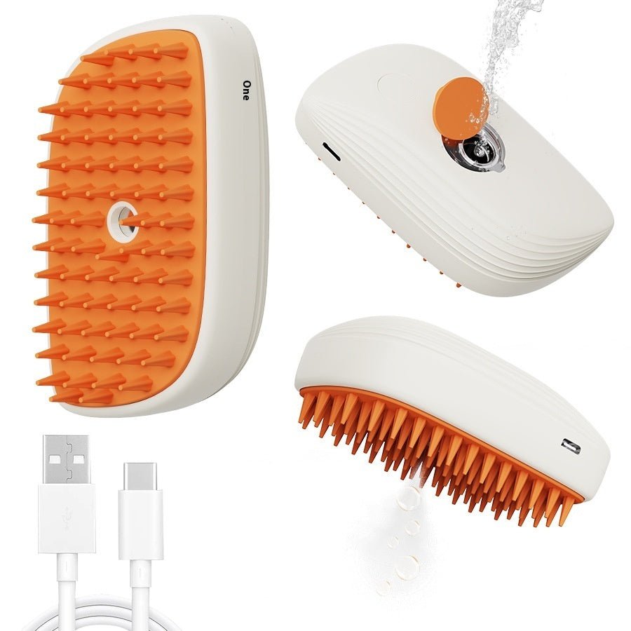 Pets Steam Brush Spray Massage