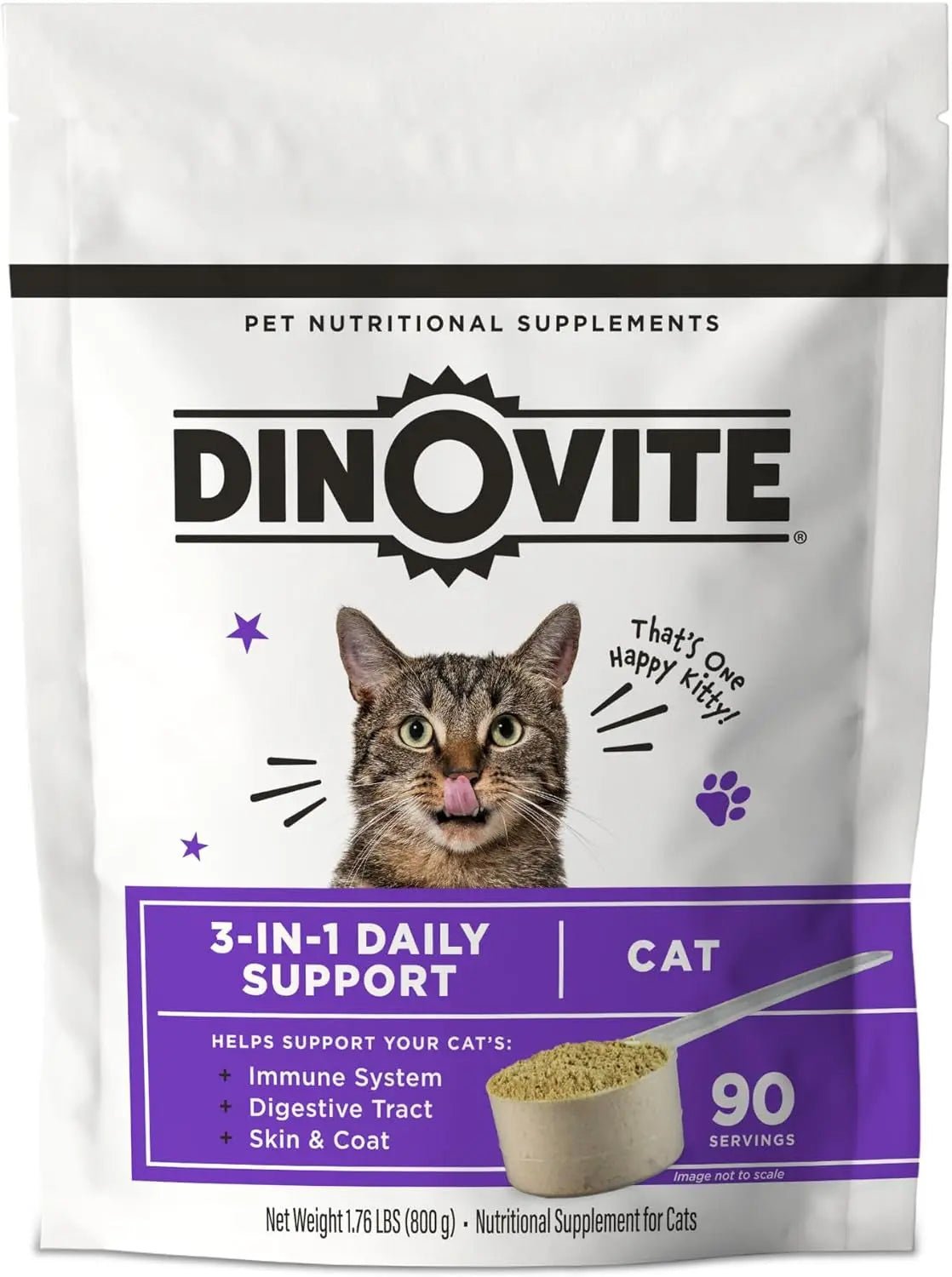Cat Multivitamin — Probiotics, Omega-3 & Coat Support
