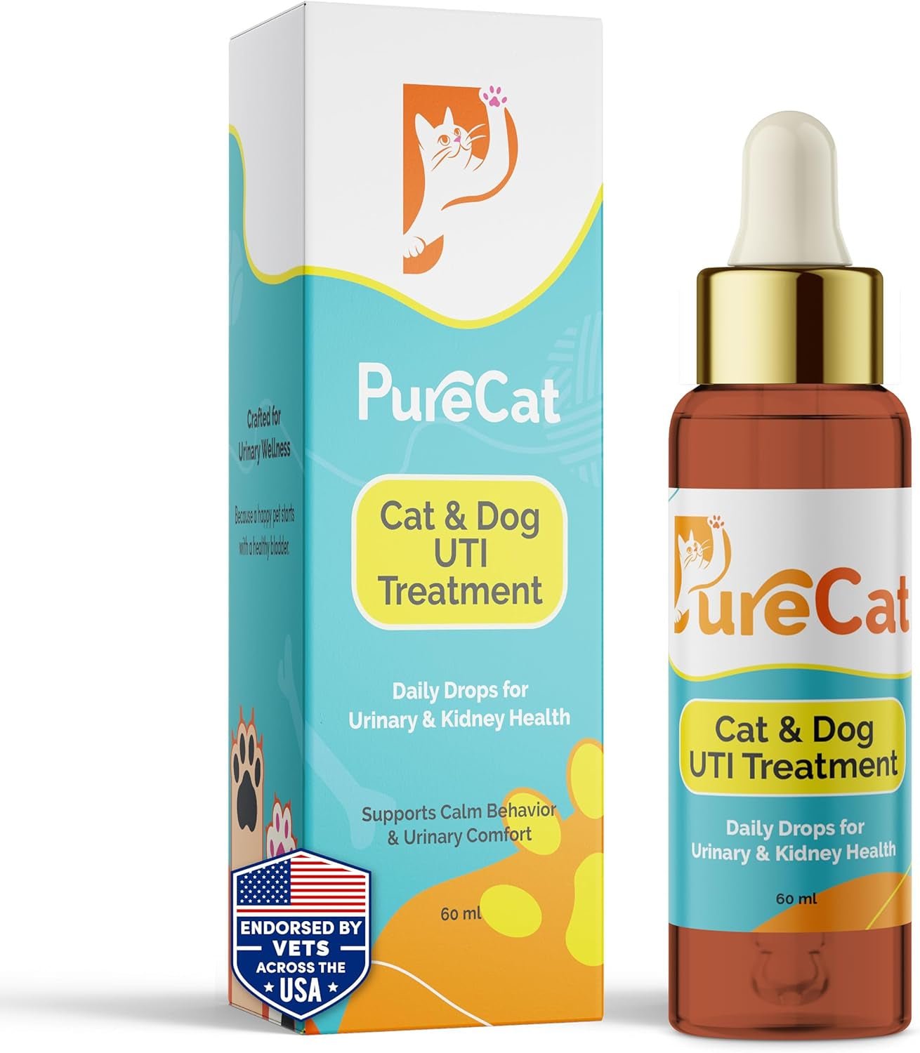Urinary Tract Support Drops for Cats & Dogs — Cranberry Formula