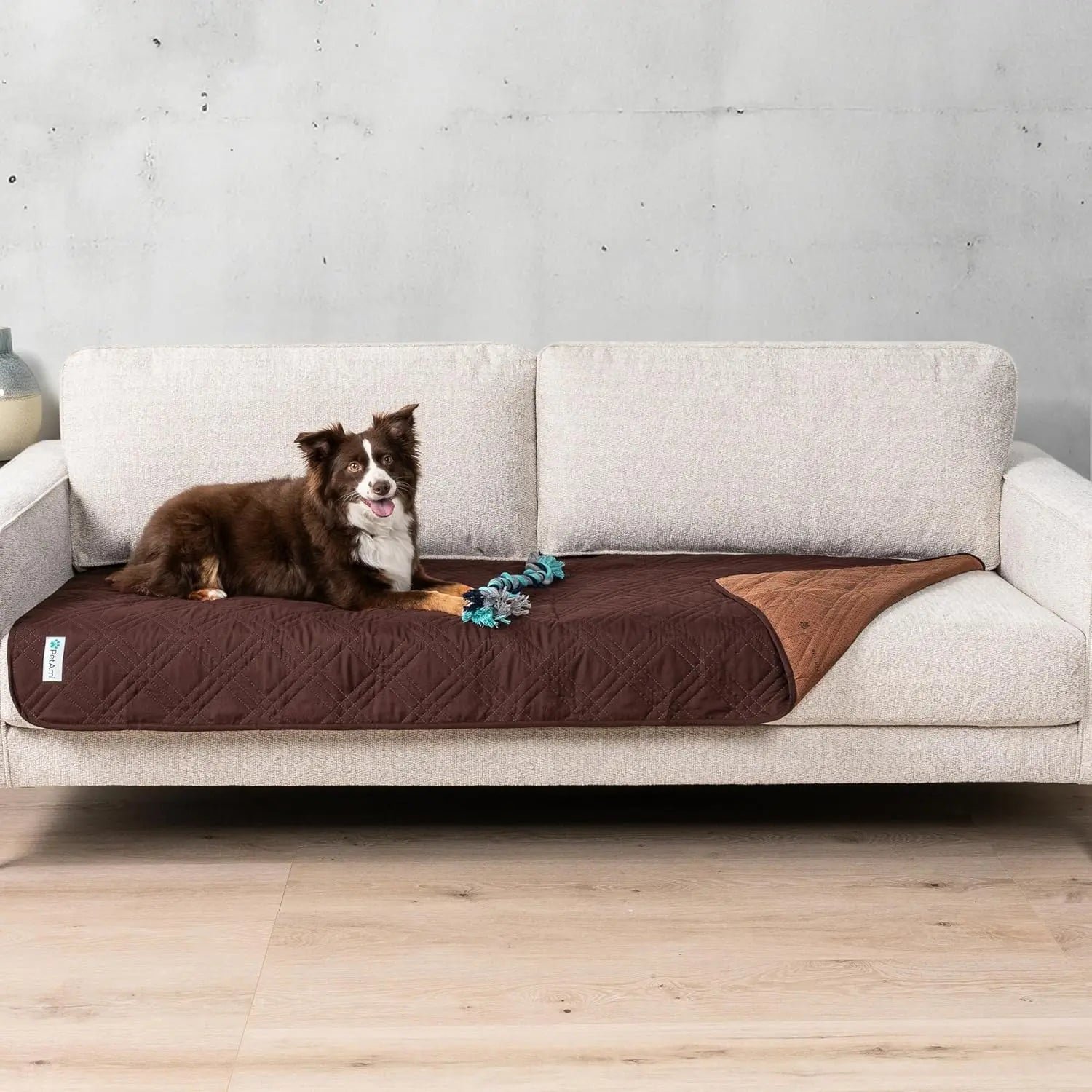 Waterproof Reversible Couch Cover — Pet-Proof, Washable