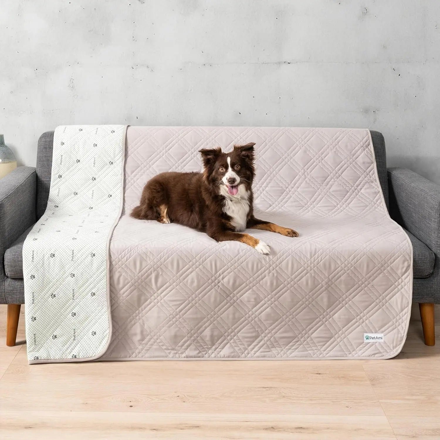 Waterproof Reversible Couch Cover — Pet-Proof, Washable