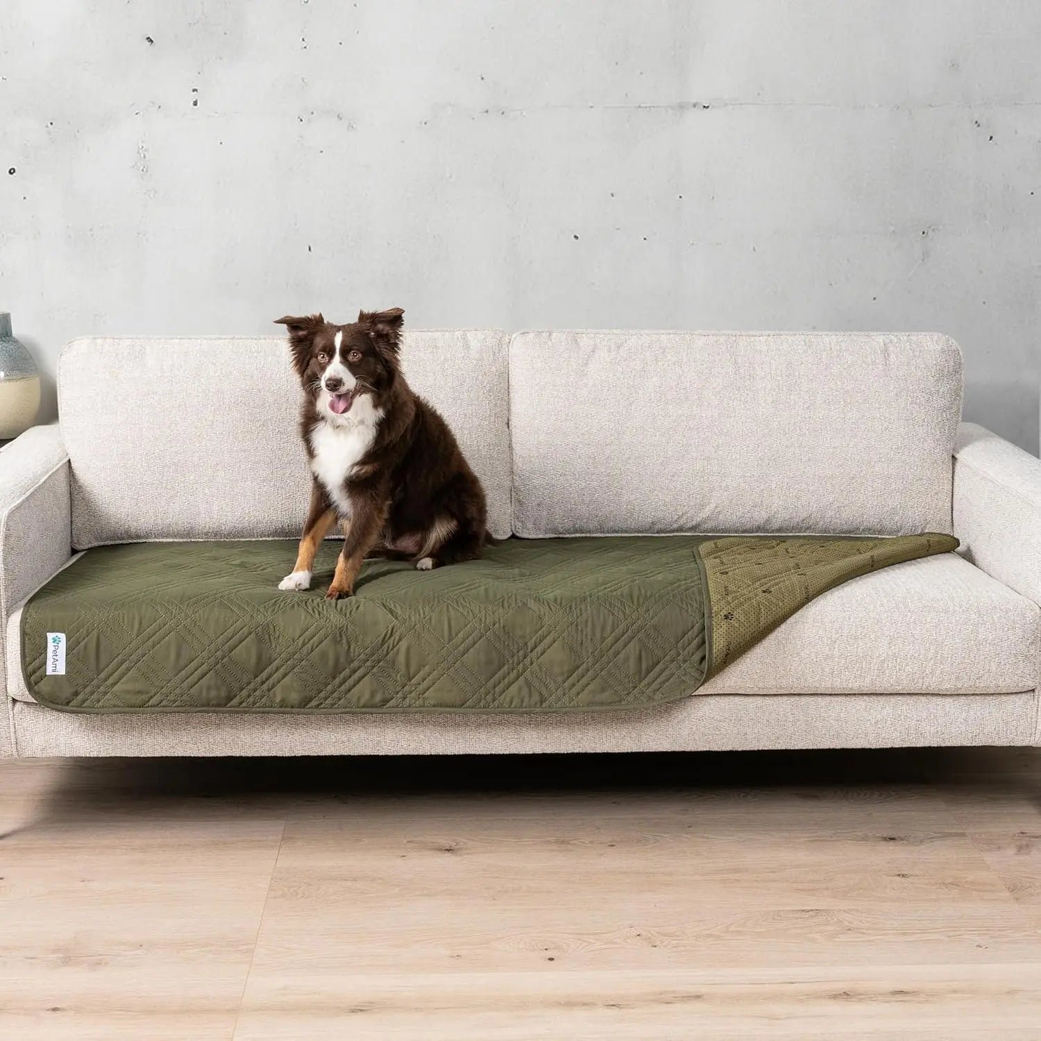 Waterproof Reversible Couch Cover — Pet-Proof, Washable