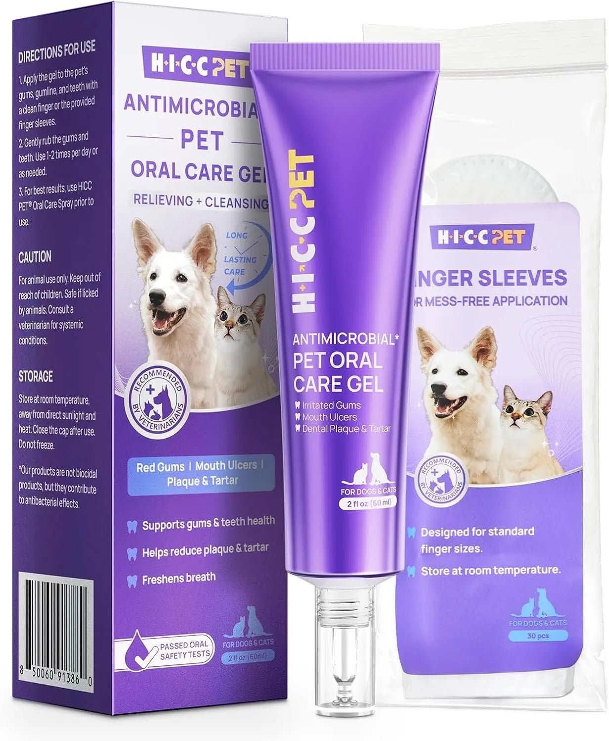Oral Repair Gel for Dogs & Cats — Fresh Breath & Tartar Control