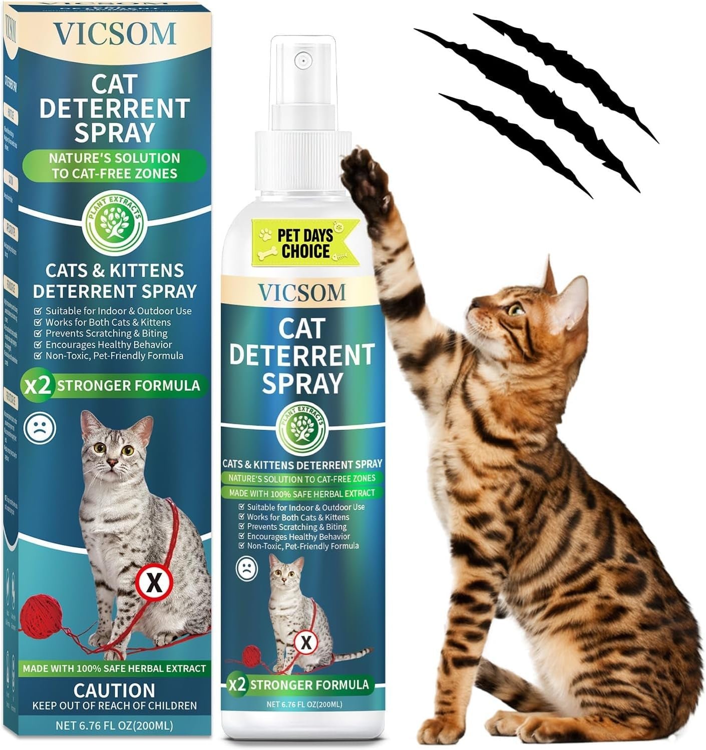 Cat Deterrent Spray for Furniture Scratching