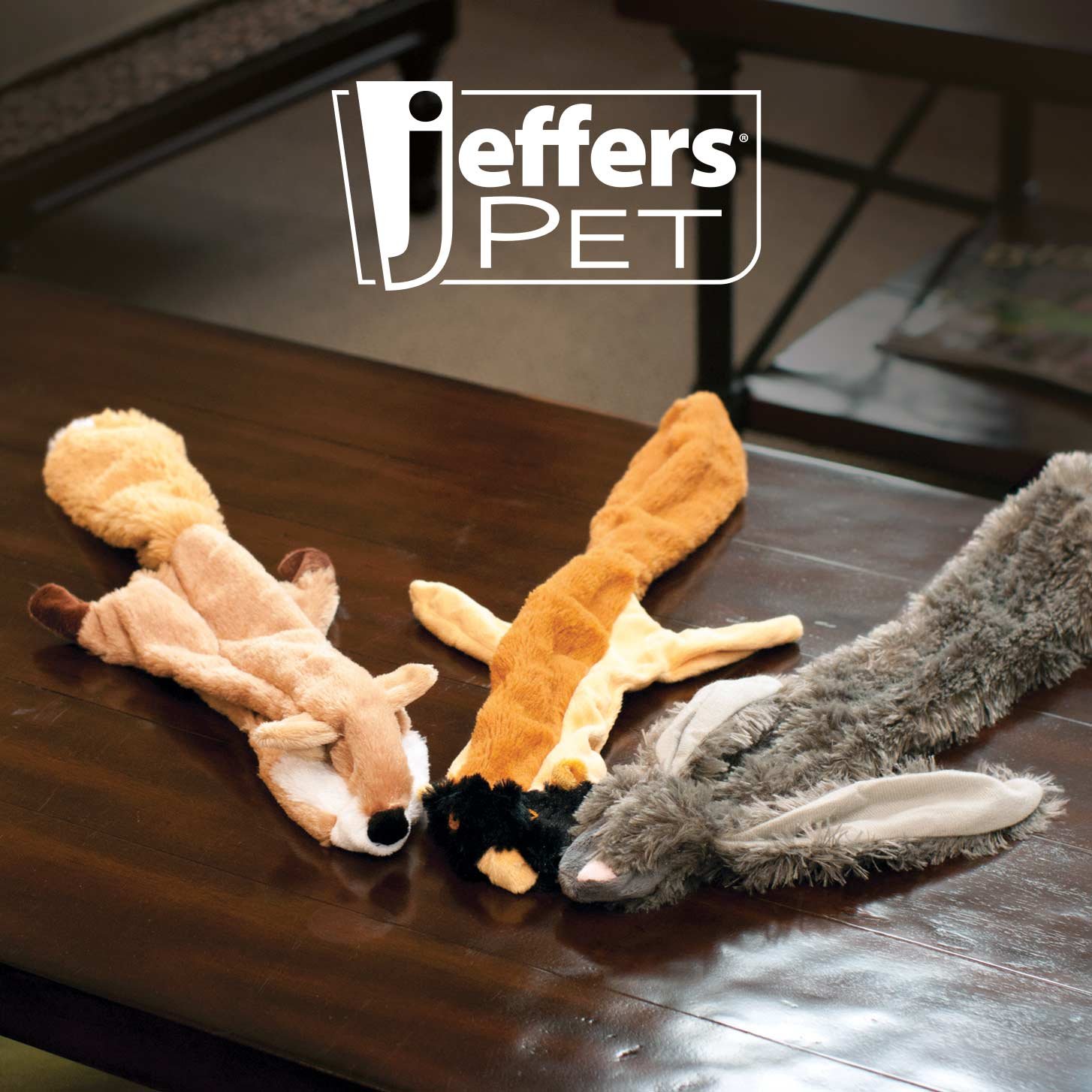 Unstuffed Plush Dog Toys