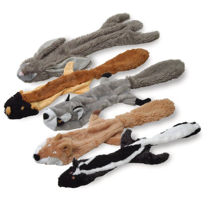 Unstuffed Plush Dog Toys