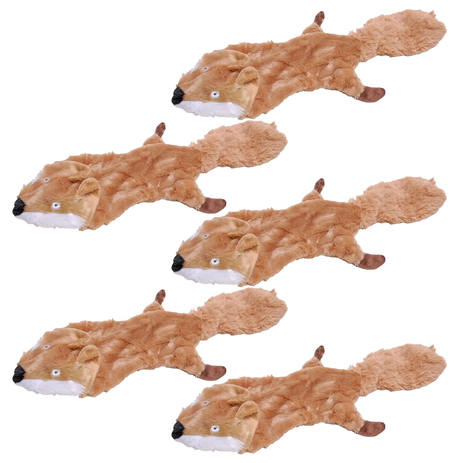Unstuffed Plush Dog Toys